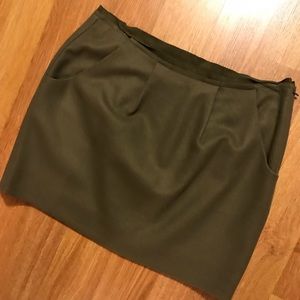 J Crew Felted Wool Mini Skirt size 6